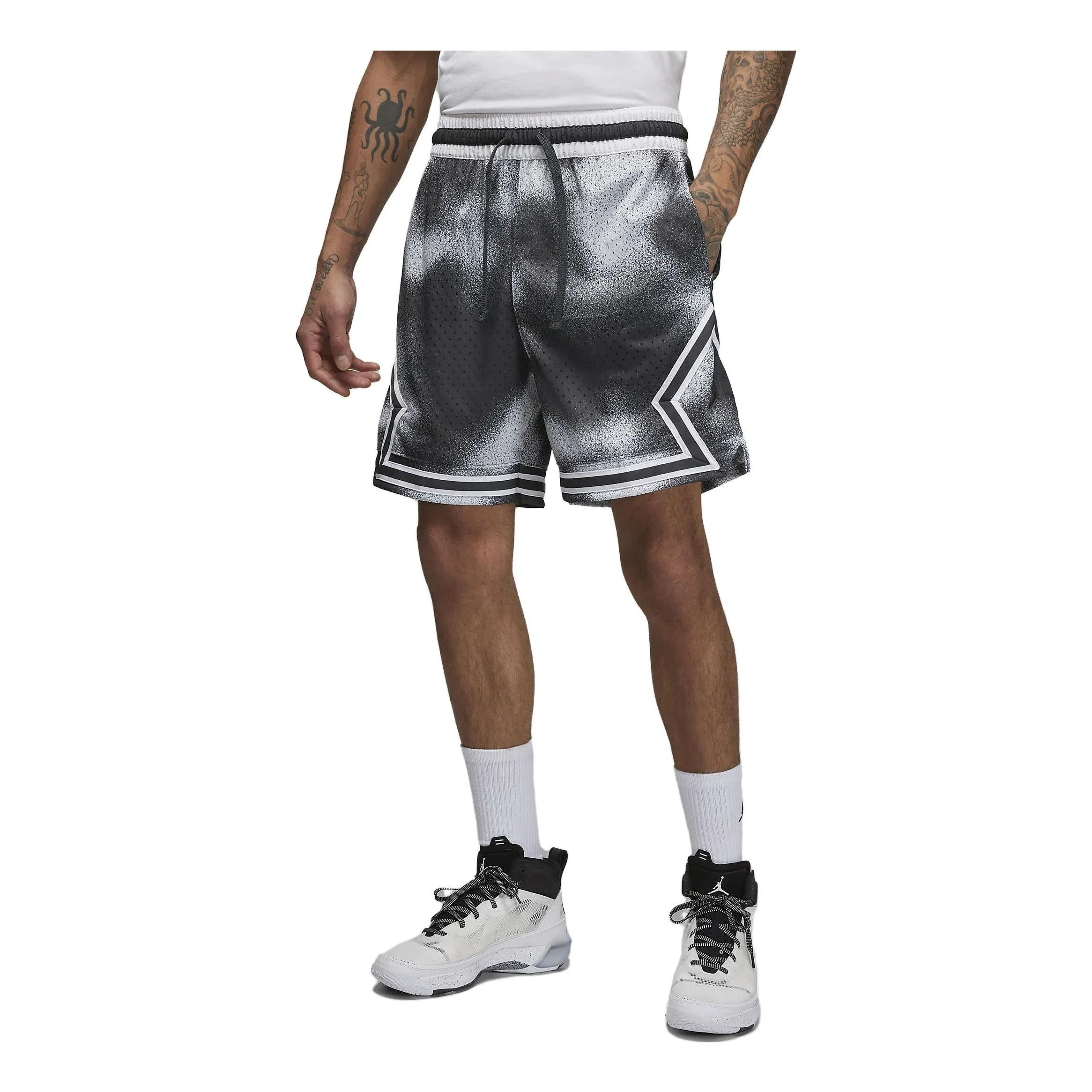 Air Jordan Dri-FIT Sport Diamond Shorts 'Dark Smoke Grey White Black' FB7576-070