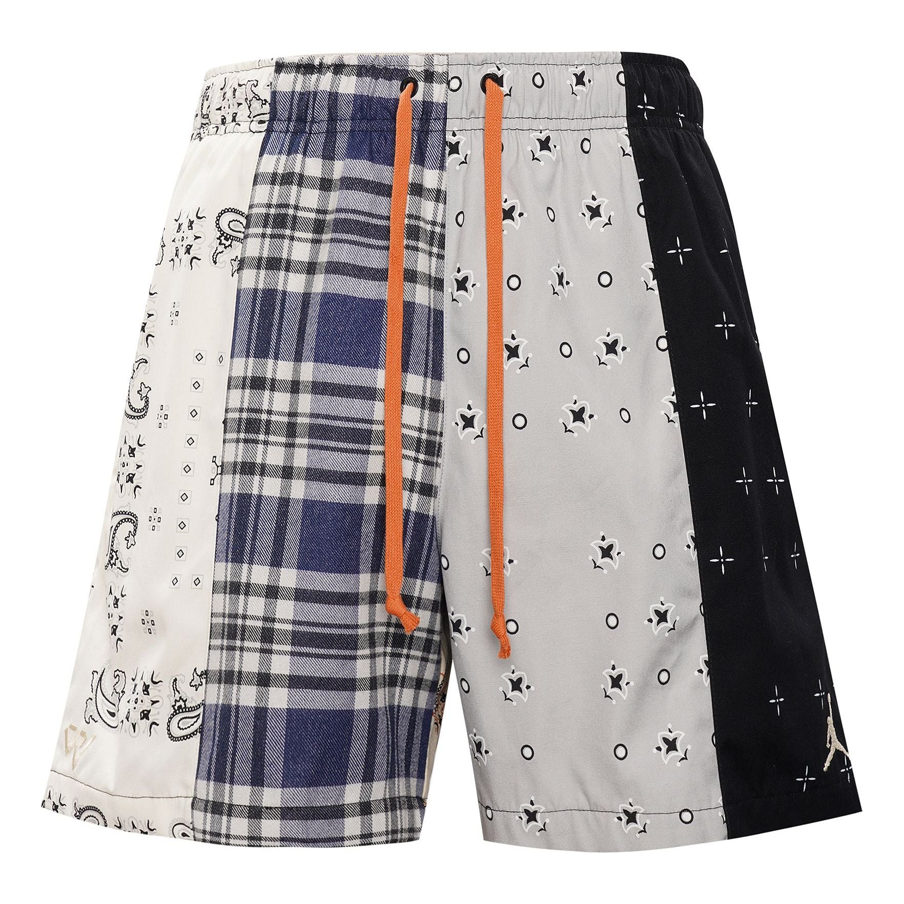 Air Jordan SS22 cashew Plaid Pattern Casual Sports Shorts Asia Sizing 'Multicolor' DO2508-133