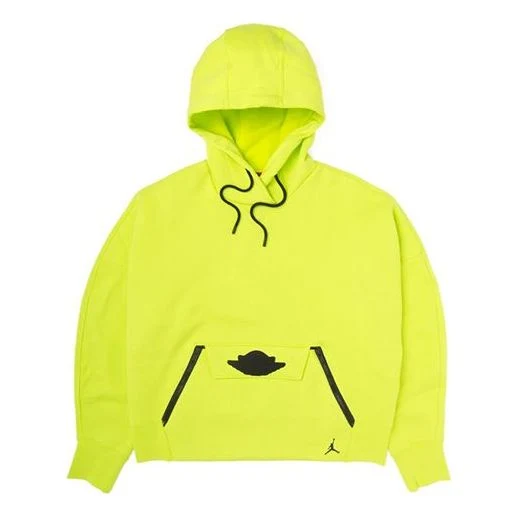 (WMNS) Air Jordan AS J Fleece Green CQ6672-389