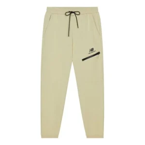 New Balance Logo Print Sweatpants Asia Sizing 'Beige Black' AMP13356-BEI
