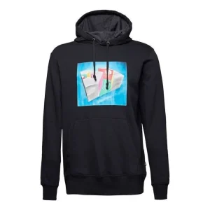 Converse Star Chevron 3D Court Pullover Hoodie Asia Sizing 'Black' 10017341-A01
