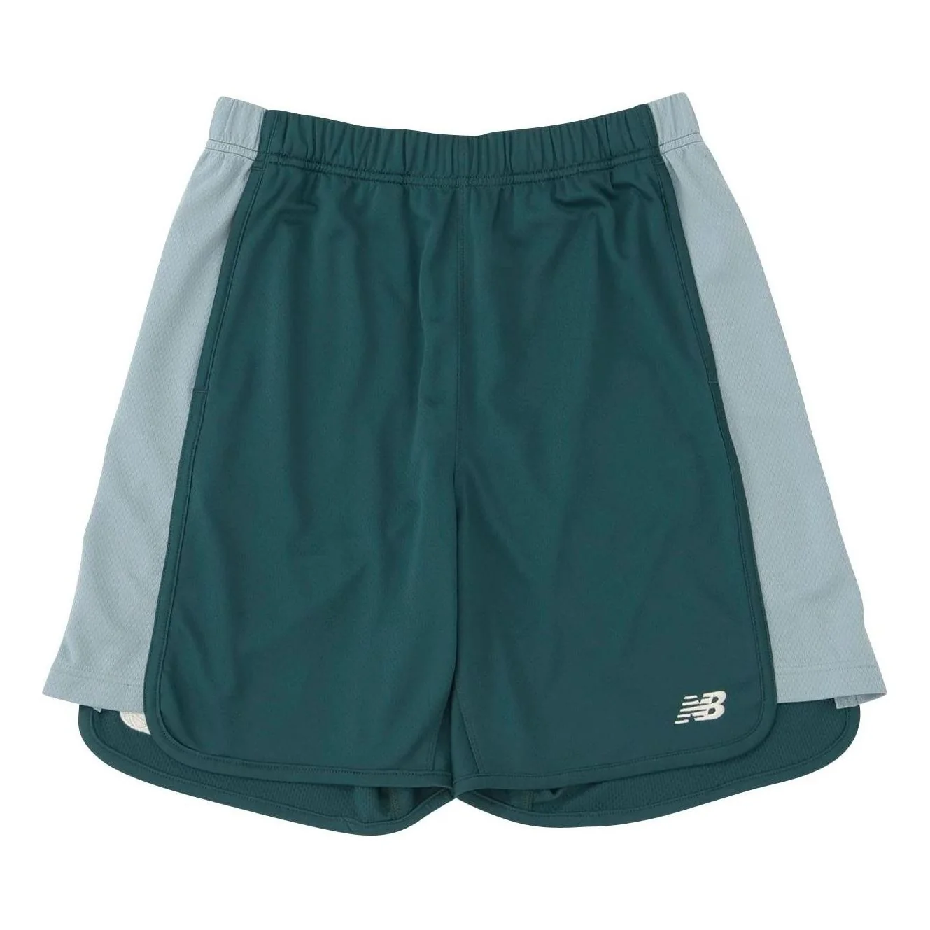New Balance Side Panel Shorts Asia Sizing 'Nightwatch Green' AMS45076-NWG