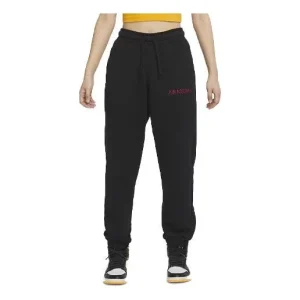 (WMNS) Air Jordan French Terry Joggers 'Black' DQ4652-010