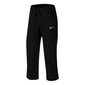 (WMNS) Nike Sportswear Phoenix Fleece High-Waisted Wide-Leg Sweatpants 'Black' CJ2666-010