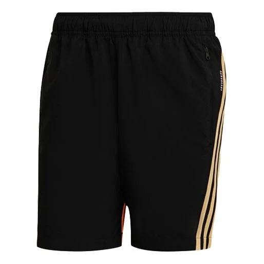 adidas Colorblock Stripe Sports Shorts Black GQ6209