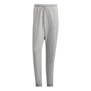 Men's adidas Solid Color Drawstring Casual Breathable Sports Pants/Trousers/Joggers Gray HD0075