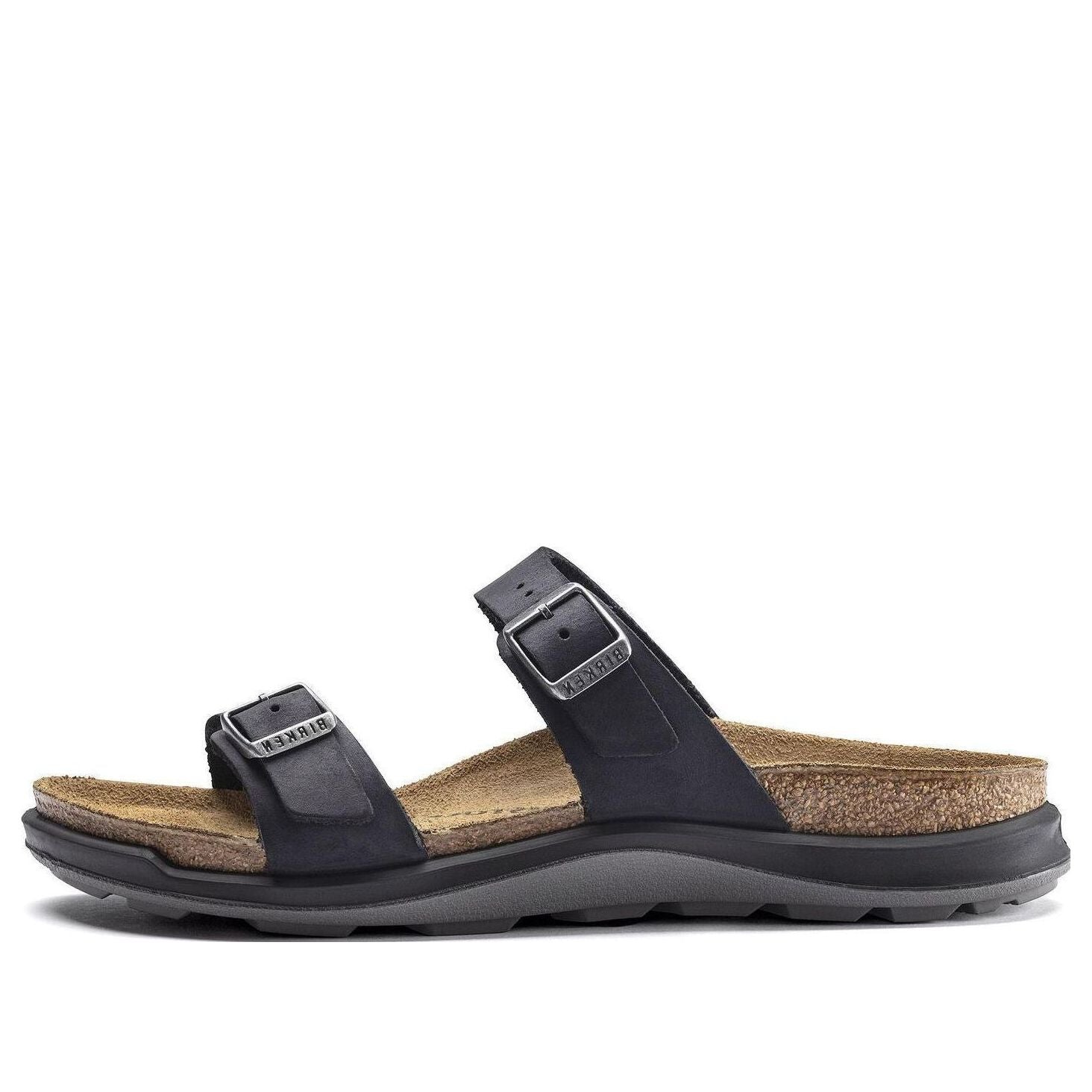 (WMNS) Birkenstock Sierra Waxy Leather Narrow Fit Sandals 'Black' 1018704