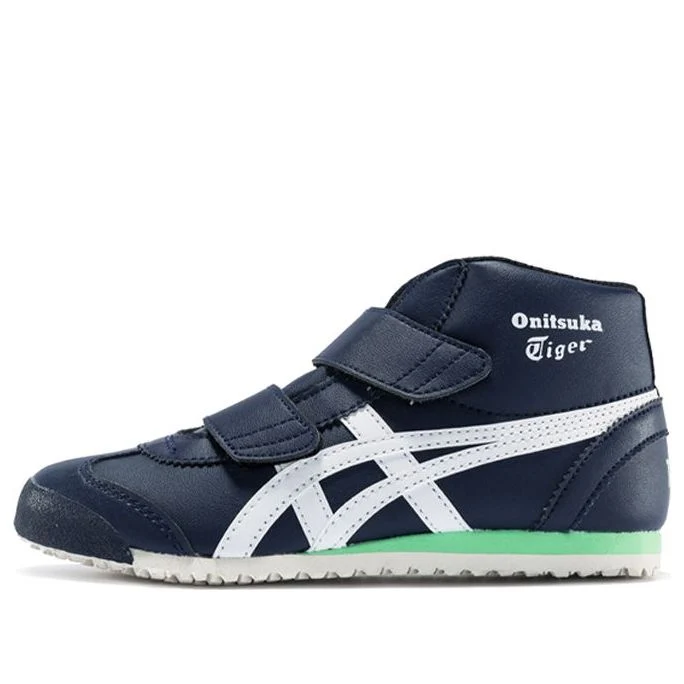 (PS) Onitsuka Tiger Mexico Mid Runnner Sneakers 'Navy' 1184A031-400