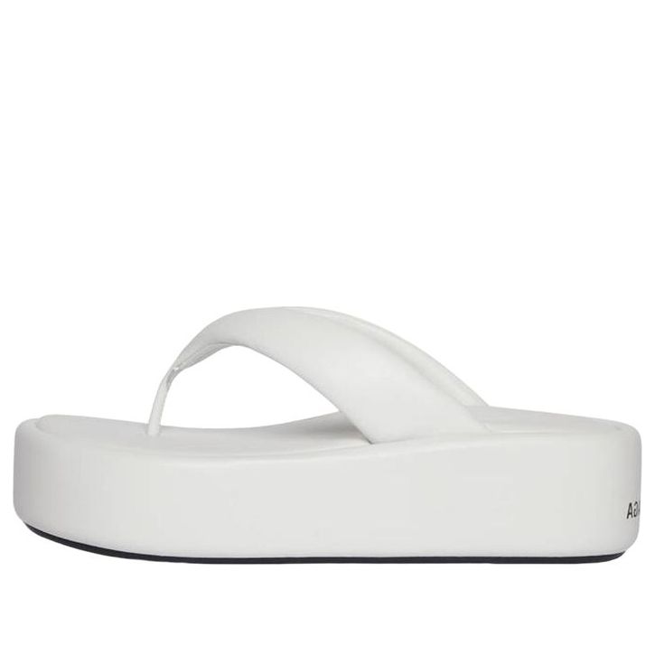 (WMNS) Balenciaga Rise Thong Sandals 'White' 693549WBDA19010