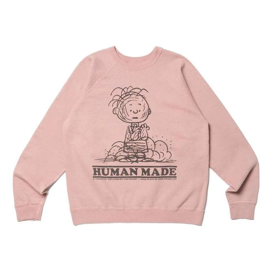 HUMAN MADE x Peanuts #2 Charlie Brown Sweatshirt 'Pink' HM24CS044