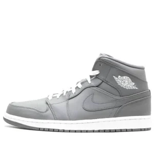 Air Jordan 1 Mid 'Grey White' 554724-003