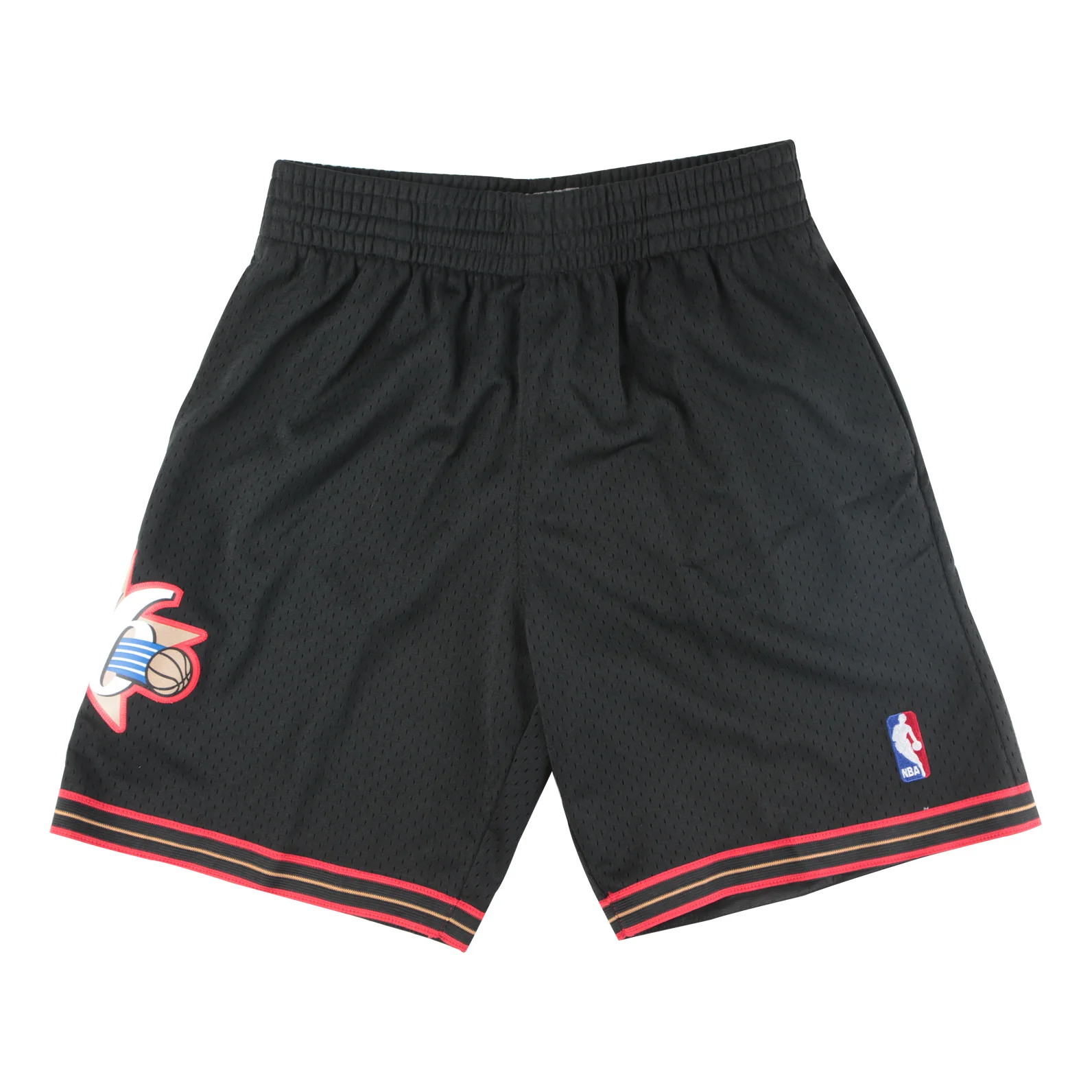Mitchell & Ness NBA Swingman Shorts Philadelphia 76ers Road 2000-01 'Black' SMSHGS18248-P76BLCK00