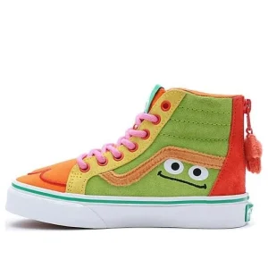(PS) Vans Sesame Street x Sk8-Hi Zip Kids 'Cookie Monster' VN000C4NBMC