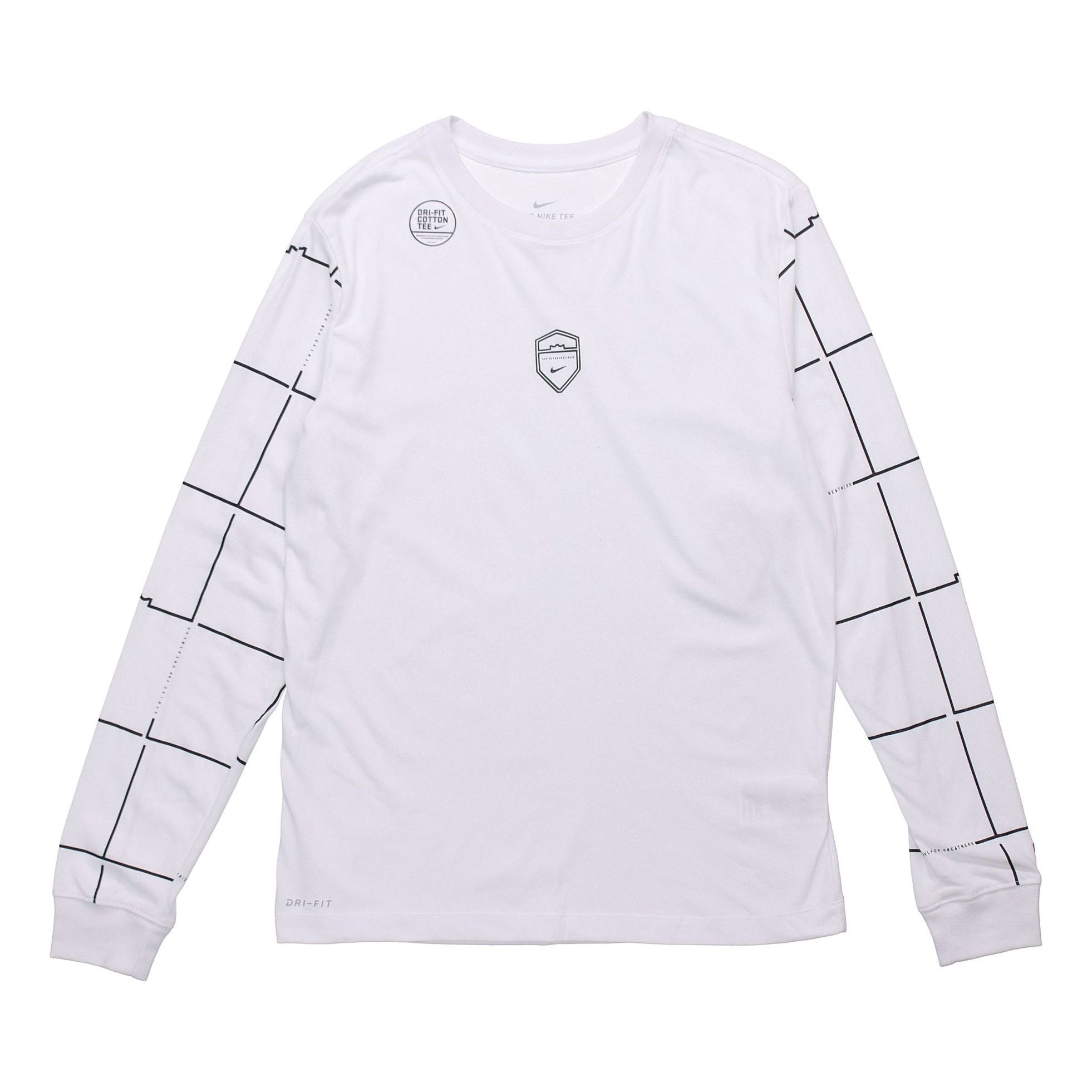 Nike Dri-FIT LeBron Long-sleeve TEE Men White CD0926-121