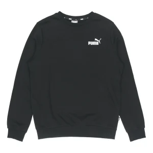PUMA Casual SportsKnitted Crew Neck Pullover Black 589034-01