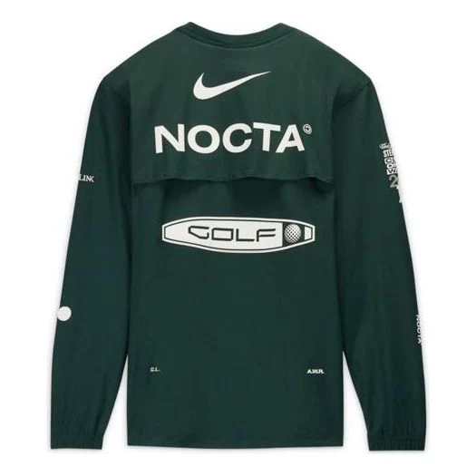Nike x NOCTA Drake Long Sleeve Woven Pullover 'Green White' DJ5584-397
