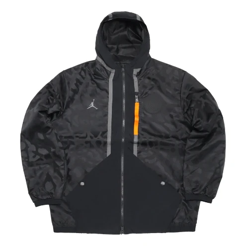 Air Jordan x Paris Saint-Germain Anthem Jacket Asia Sizing 'Black' DZ2908-010