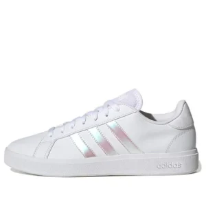 (WMNS) adidas Grand Court Td 'White Iridescent Almost Pink' GW7181