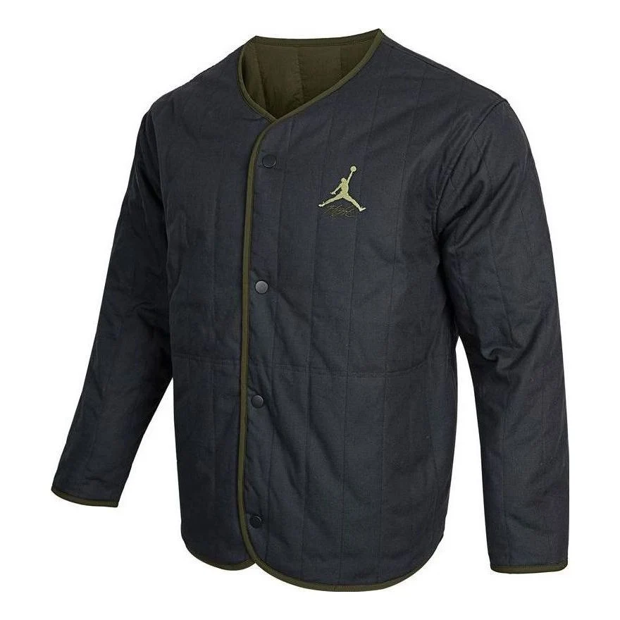 Air Jordan Flight Heritage Reversible Jacket 'Navy Green' DX4350-045