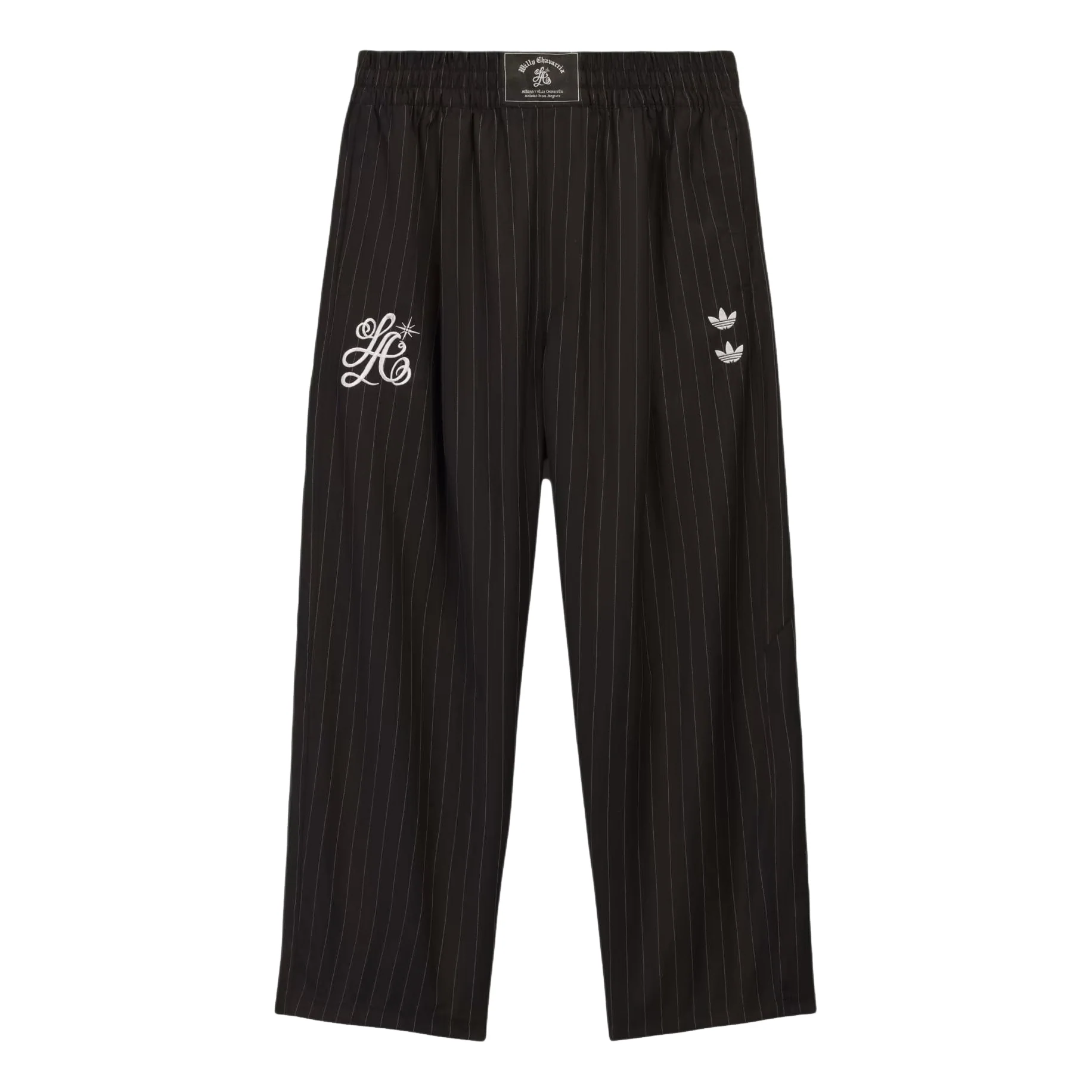 adidas x Chavarria Pinstripe Track Pant 'Black White' KR8688