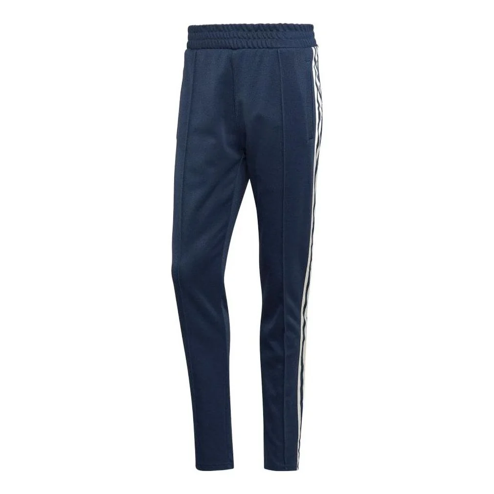 Men's adidas originals Stripe Logo Casual Sports Pants/Trousers/Joggers Autumn Blue HN1674