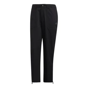 adidas Solid Color Straight Sports Pants Men's Black HP1389