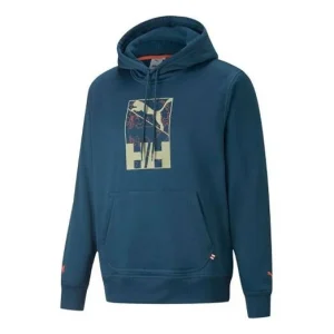 PUMA x Helly Hansen Crossover Knit Sports Pullover Couple Style Navy Blue 532842-65