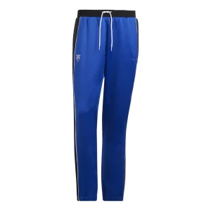 Men's adidas Contrasting Colors Drawstring Basketball Sports Pants/Trousers/Joggers Blue HB5440