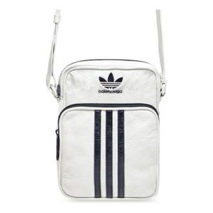 Balenciaga x adidas Small Crossbody Messenger Bag 'White Black' 721850210M49160