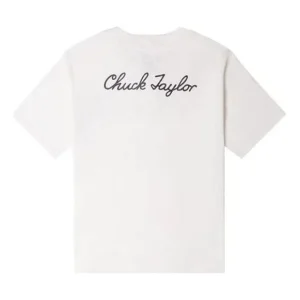 Converse Chuck Taylor Logo Button-Up T-Shirt Asia Sizing 'White' 10024736-A02