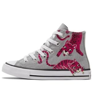 (GS) Converse Chuck Taylor All Star 'Gray Rose Red' 671613C