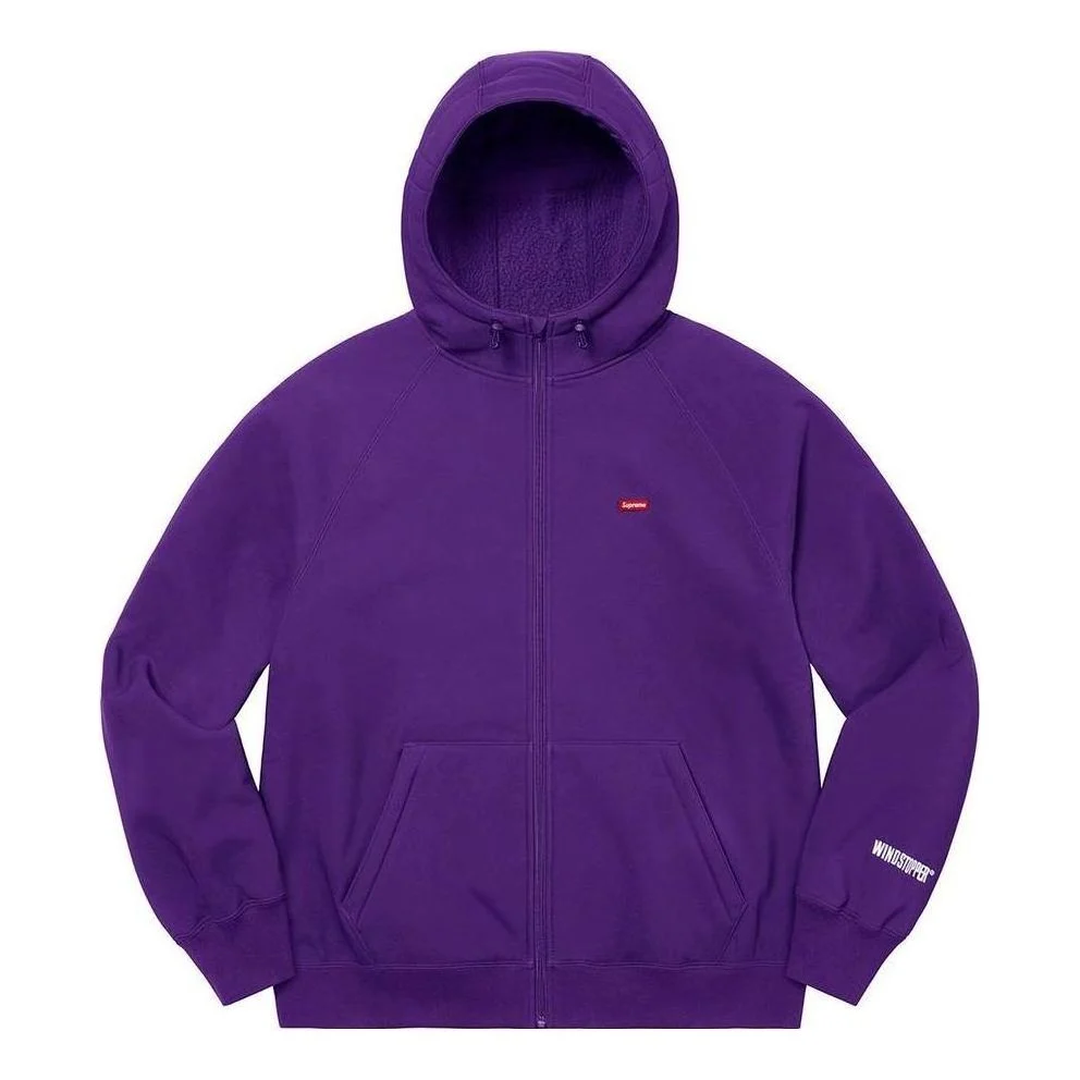 Supreme x Gore-tex Windstopper Zip Up Hooded Sweatshirt 'Purple' SUP-FW22-823