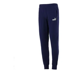 PUMA Essentials Logo Sweatpants 'Navy White' 588716-06