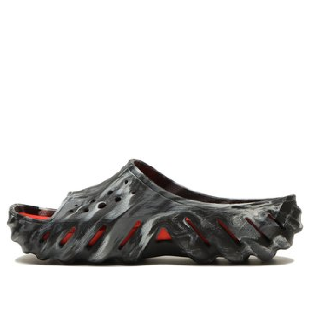 Crocs Marbled Echo Slide 'Black' 208467-0X9