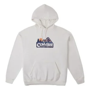Converse Elevated Logo Graphic OS Heavyweght Hoodie Asia Sizing 'White' 10026526-A03