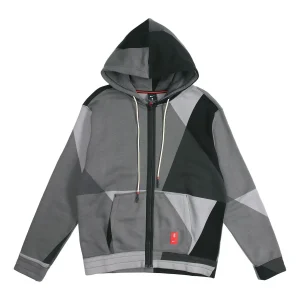 Nike Kyrie Irving Colorblock Zipper Hooded Jacket 'Grey' BV9286-010