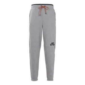 Men's Nike Solid Color Logo Lacing Casual Sports Pants/Trousers/Joggers Gray DJ0261-091
