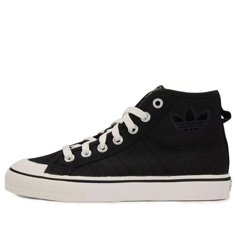 (WMNS) adidas Nizza Hi 'Black White' GV7121