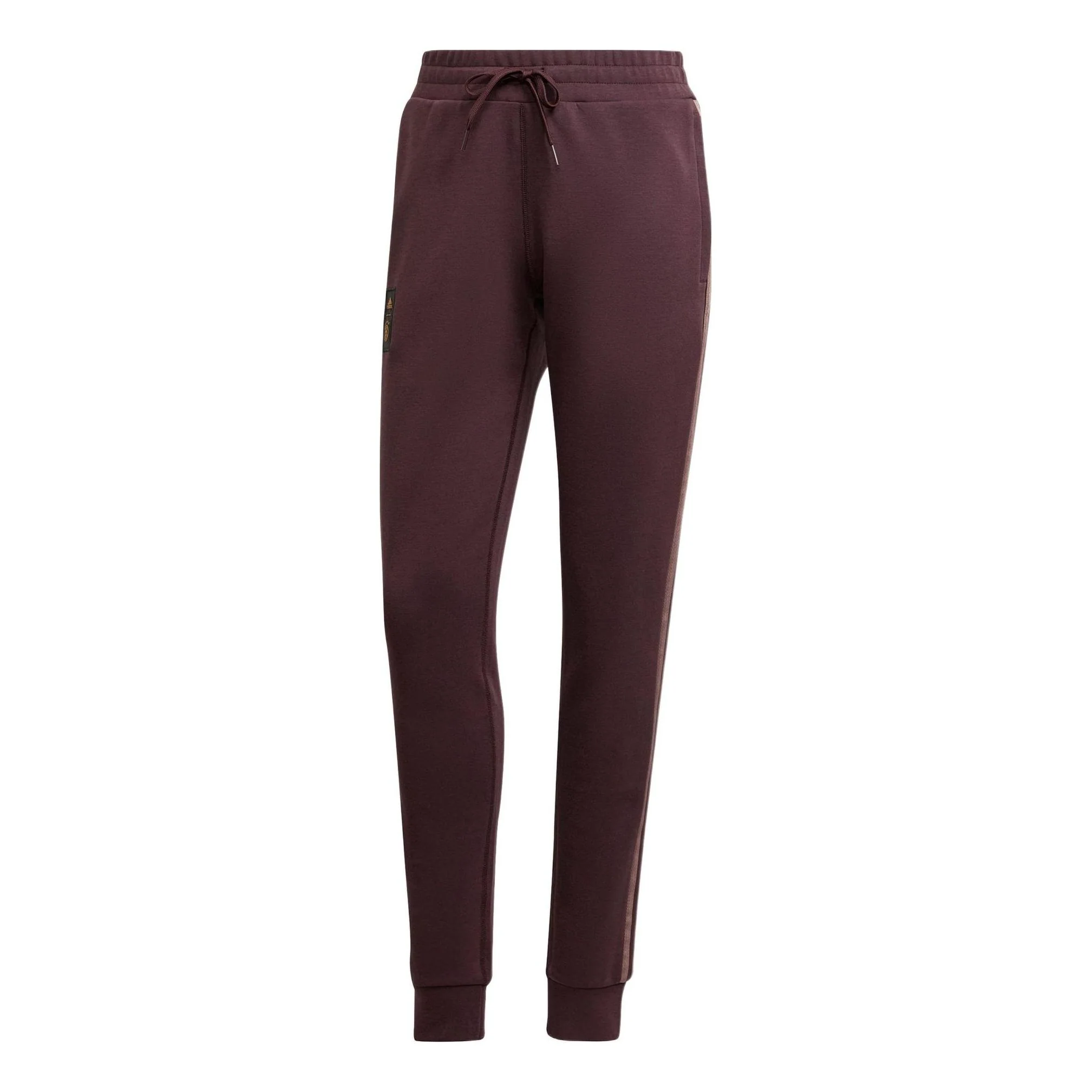 (WMNS) adidas Germany Sports Pants Asia Sizing 'Burgundy' HF4059