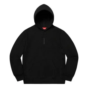 Supreme Micro Logo Hooded Sweatshirt 'Black' SUP-FW20-395
