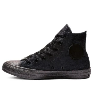 (WMNS) Converse x Miley Cyrus Chuck Taylor All Star Hi 'Black Silver' 563723C