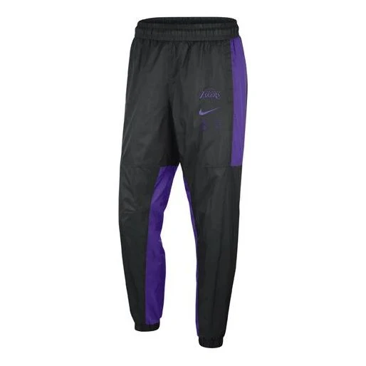 Nike NBA Courtside Los Angeles Lakers Sports Long Pants Black CN0206-010