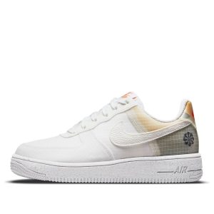 (GS) Nike Air Force 1 Crater 'Move To Zero - White Orange' DH4339-100
