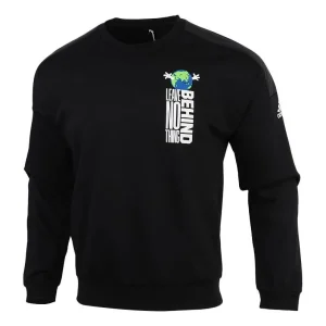 adidas Earth Letter Printing Casual Suit Men's Black GF0032