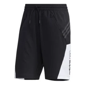 adidas neo M Cs Icon Short Sports Shorts Black FN6491