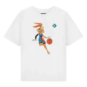 (WMNS) Converse x Space Jam A New Legacy Lola T-Shirt Asia Sizing 'White' 10023070-A01