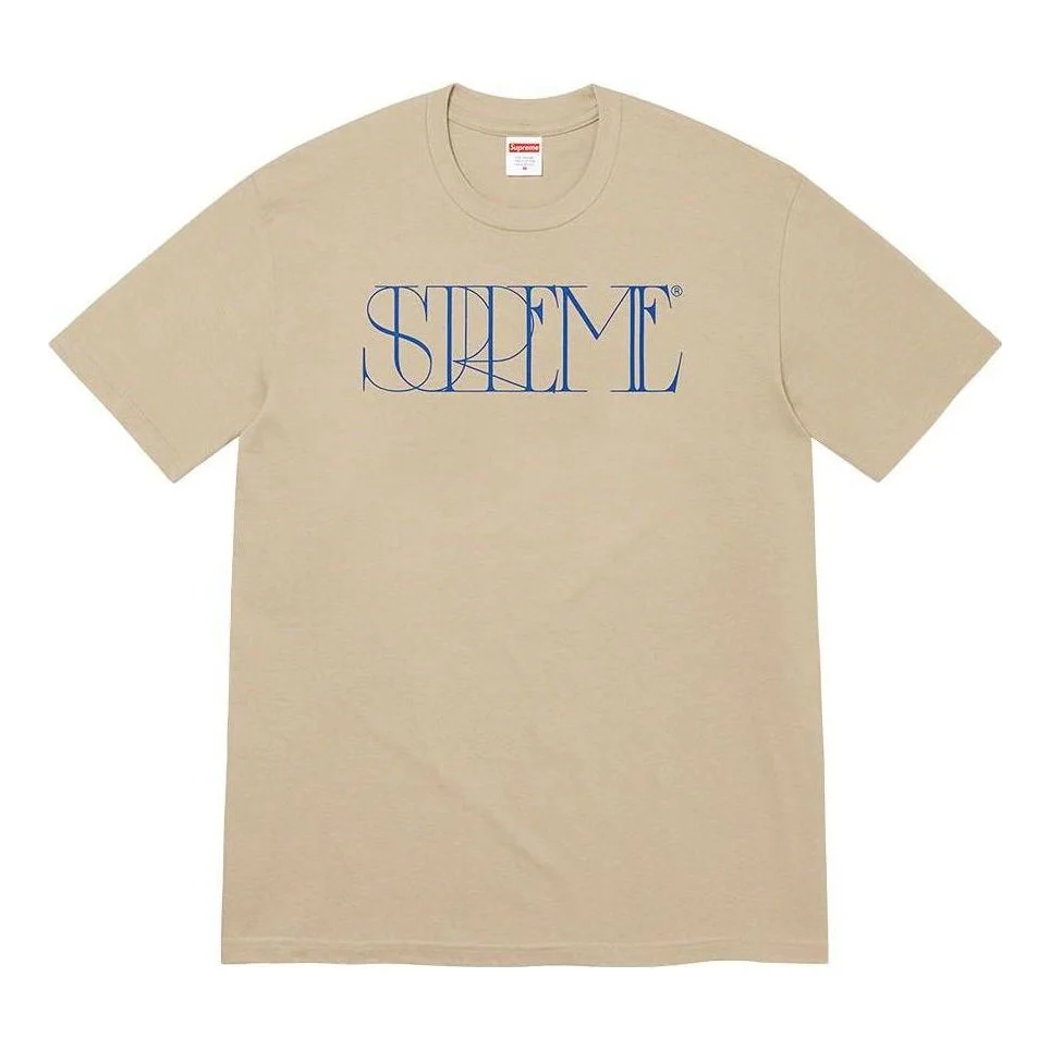 Supreme Winter T-Shirt 'Tan Blue' SUP-FW22-810