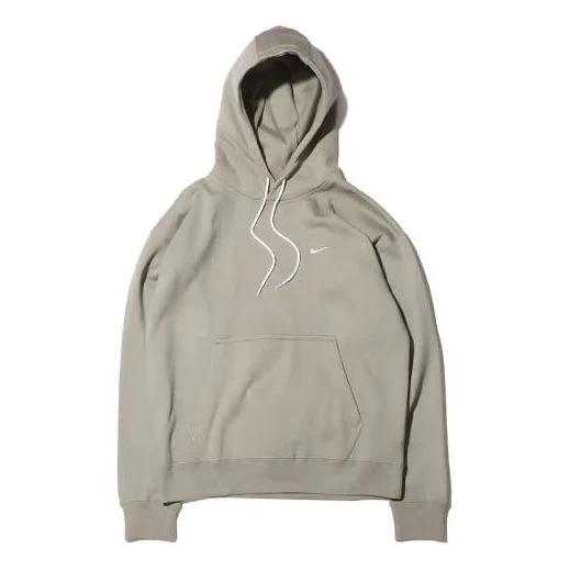 Men's Nike Logo Embroidered Solid Color Fleece Lined Green DA0316-320