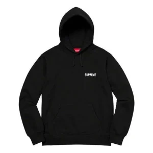 Supreme Restless Youth Hooded Sweatshirt 'Black White' SUP-SS20-524