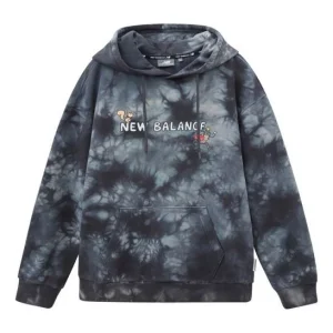New Balance x JHI Tie Dye Dirty Crates Hoodie Asia Sizing 'Black Grey' NCA89023-BK